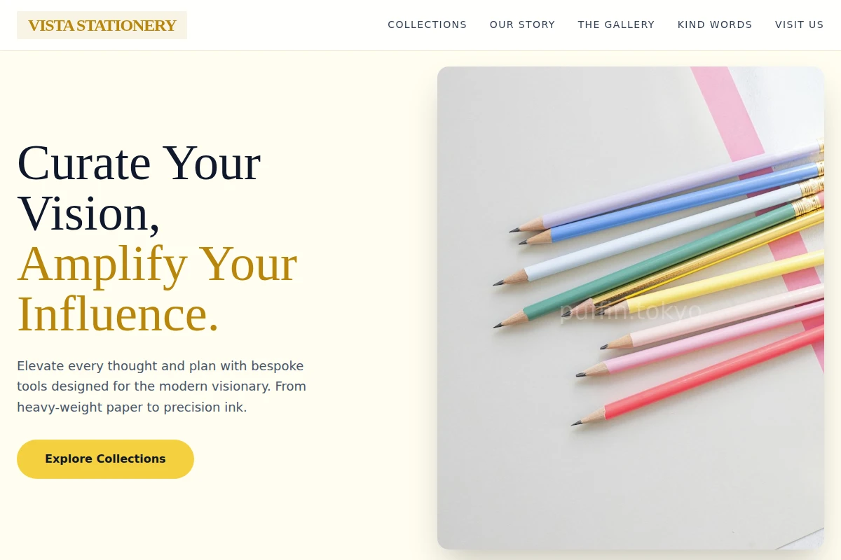 Vista Stationery