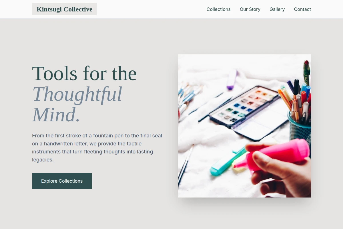 Minimal Stationery