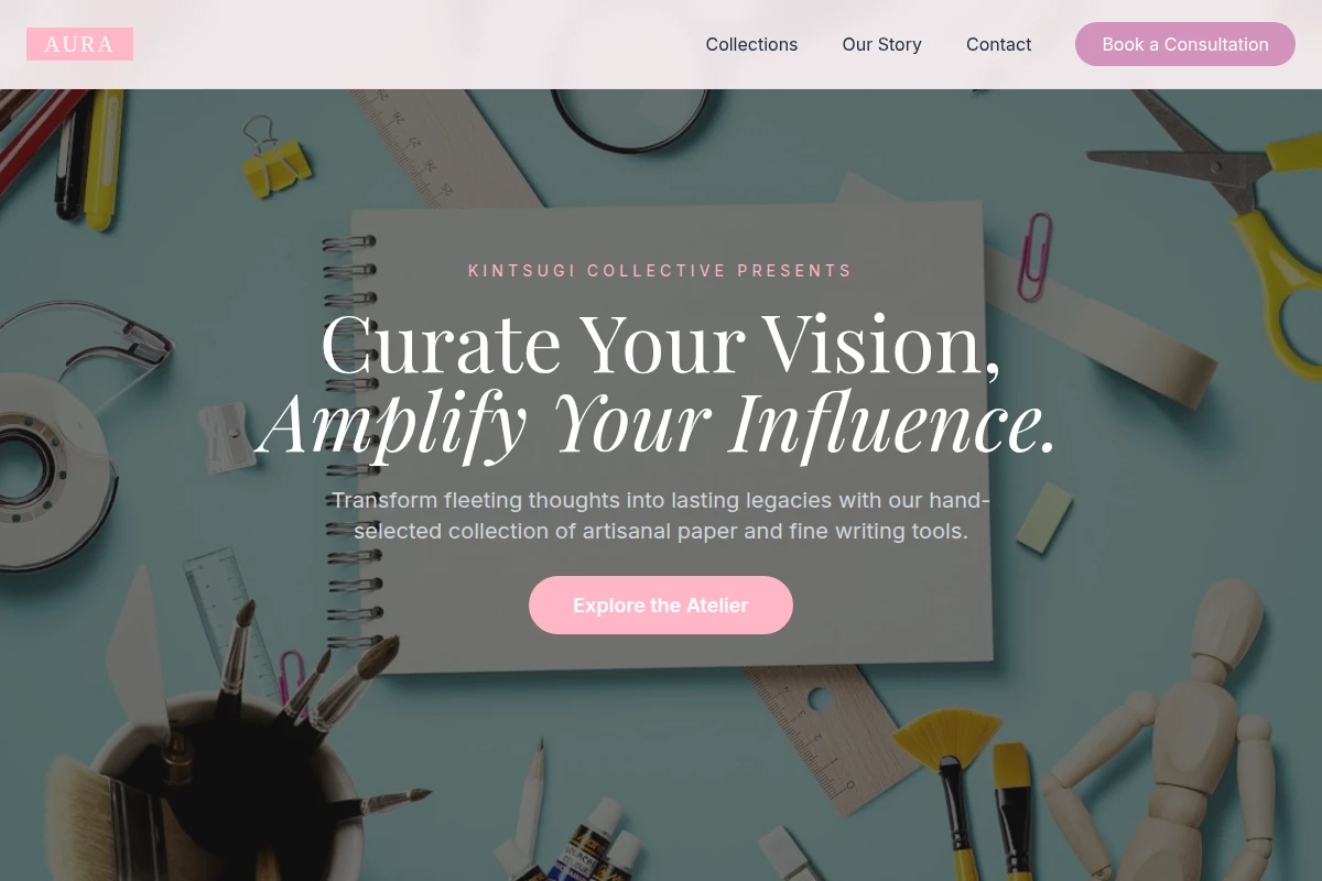 Aura Stationery